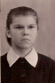 М. И. Ушакова, воспитанница детского дома.